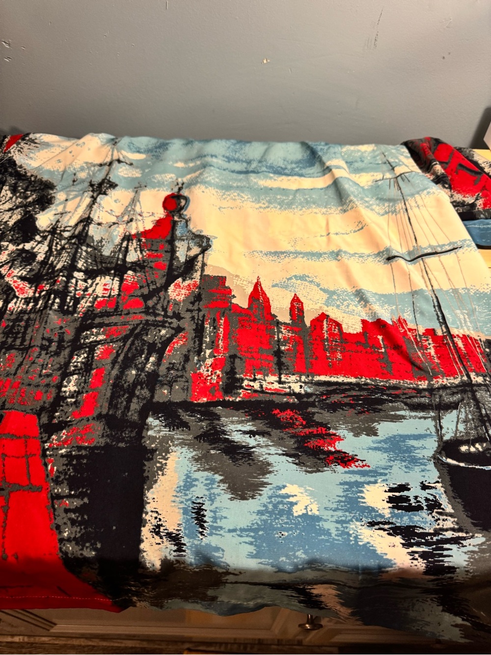 Karl Kani graphic cityscape button up shirt - Picture 4 of 16